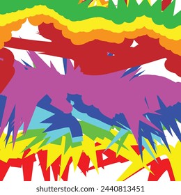 Light Multicolor vector texture with colored lines. Colorful shining illustration with lines on abstract template. Best design for your ad, poster, banner.