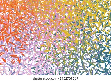 Light Multicolor vector texture with colored lines. Colorful shining illustration with lines on abstract template. Smart design for your business advert.