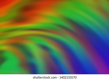 Light Multicolor vector texture with curved lines. A shining illustration, which consists of curved lines. Template for cell phone screens.