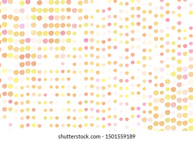 Light Multicolor vector texture with curved lines. A sample with colorful lines, shapes. A new texture for your  ad, booklets, leaflets.