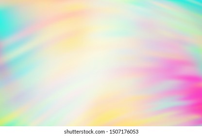 Light Multicolor vector texture with curved lines. Colorful abstract illustration with gradient lines. Elegant pattern for a brand book.