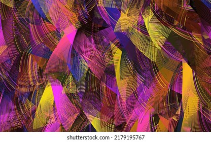 Light Multicolor vector texture with curved lines. Colorful illustration in abstract style with gradient. New composition for your brand book.