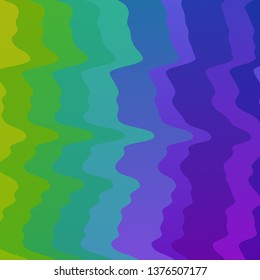 Light Multicolor vector texture with curves. Illustration in abstract style with gradient curved.  Pattern for busines booklets, leaflets