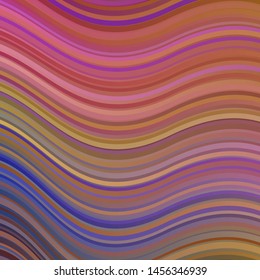 Light Multicolor vector texture with curves. Colorful illustration, which consists of curves. Design for your business promotion.
