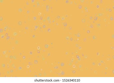 Light Multicolor vector texture with delicious snacks. Abstract background with colorful Fast Food illustrations. Template for meal cooking in kitchen.