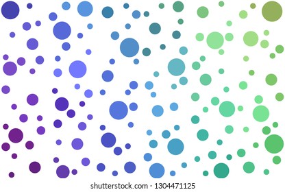 Light Multicolor vector  texture with disks. Beautiful colored illustration with blurred circles in nature style. Design for poster, banner of websites.