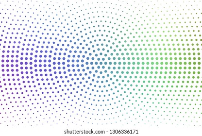 Light Multicolor vector  texture with disks. Abstract illustration with colored bubbles in nature style. New template for your brand book.