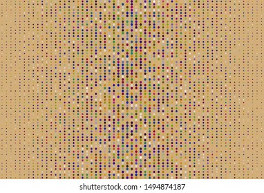 Light Multicolor vector texture with disks. Illustration with set of shining colorful abstract circles. Pattern for ads, leaflets.