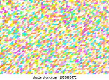 Light Multicolor vector texture with disks. Blurred decorative design in abstract style with bubbles. Pattern for beautiful websites.