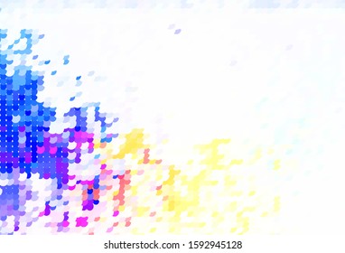 Light Multicolor vector texture with disks. Modern abstract illustration with colorful water drops. Pattern for textures of wallpapers.