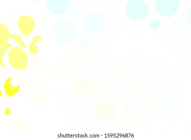 Light Multicolor vector texture with disks. Illustration with set of shining colorful abstract circles. Design for your business advert.