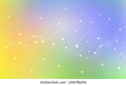 Light Multicolor vector texture with disks. Beautiful colored illustration with blurred circles in nature style. The pattern can be used for aqua ad, booklets.