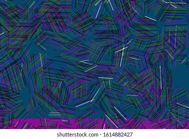 Light Multicolor vector texture with disks. Glitter abstract illustration with blurred drops of rain. New template for your brand book.