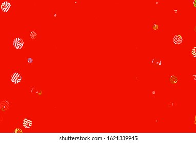 Light Multicolor vector texture with disks. Modern abstract illustration with colorful water drops. Pattern for beautiful websites.
