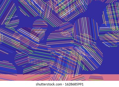 Light Multicolor vector texture with disks. Abstract illustration with colored bubbles in nature style. Pattern for beautiful websites.