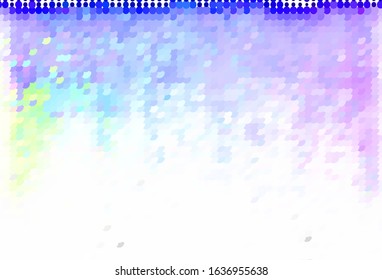 Light Multicolor vector texture with disks. Illustration with set of shining colorful abstract circles. Pattern for futuristic ad, booklets.