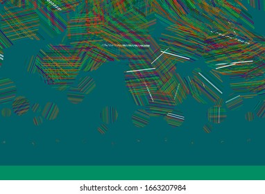 Light Multicolor vector texture with disks. Beautiful colored illustration with blurred circles in nature style. Pattern for ads, leaflets.