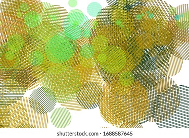 Light Multicolor vector texture with disks. Beautiful colored illustration with blurred circles in nature style. Pattern for textures of wallpapers.