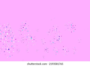Light Multicolor vector texture with disks. Blurred decorative design in abstract style with bubbles. Pattern for futuristic ad, booklets.