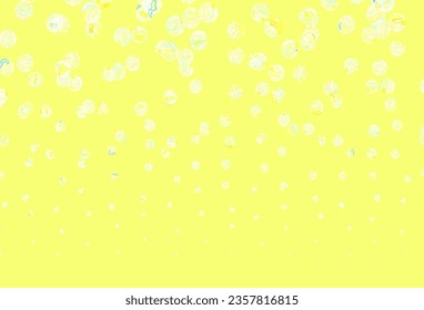 Light Multicolor vector texture with disks. Glitter abstract illustration with blurred drops of rain. Design for poster, banner of websites.