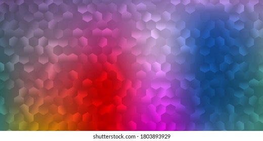 Light multicolor vector texture with memphis shapes. Simple design in abstract style with gradient forms. Elegant design for wallpaper set.