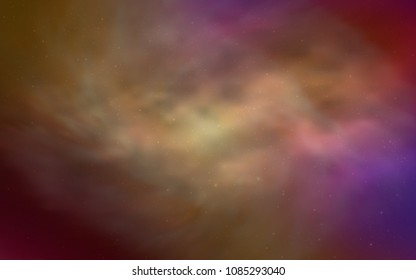 Light Multicolor vector texture with milky way stars. Shining colored illustration with bright astronomical stars. Pattern for astrology websites.