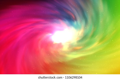 Light Multicolor vector texture with milky way stars. Blurred decorative design in simple style with galaxy stars. Pattern for astronomy websites.