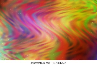 Light Multicolor vector texture with milky way stars. Blurred decorative design in simple style with galaxy stars. Pattern for astrology websites.