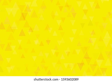 Light Multicolor vector texture with triangular style. Beautiful illustration with triangles in nature style. Pattern for booklets, leaflets