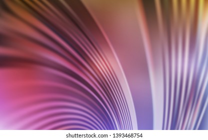 Light Multicolor vector texture with wry lines. A circumflex abstract illustration with gradient. New composition for your brand book.