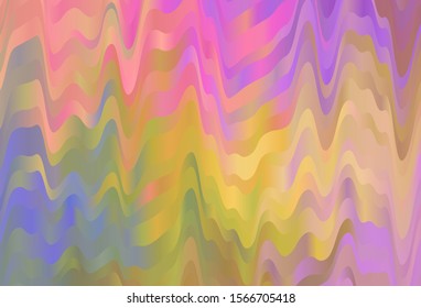 Light Multicolor vector texture with wry lines. Modern gradient abstract illustration with bandy lines. A completely new template for your design.
