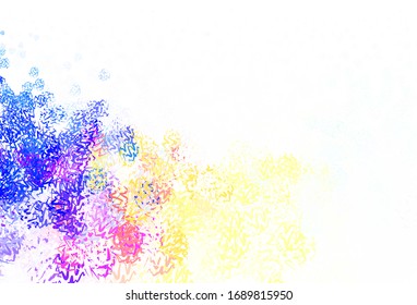 Light Multicolor vector texture with wry lines. Colorful abstract illustration with gradient lines. Abstract style for your business design.