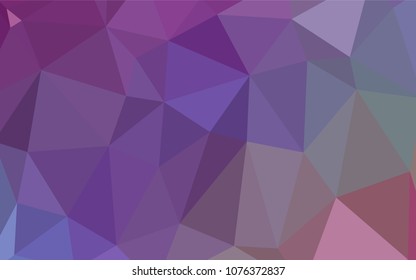 Light Multicolor vector triangle mosaic cover. Shining colored illustration in a new style. That new template can be used for your brand book.