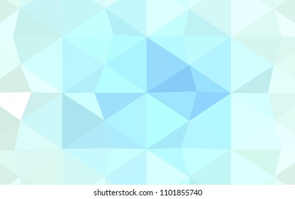 Light Multicolor vector triangle mosaic template. Colorful illustration in polygonal style with gradient. Brand-new style for your business design.