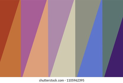 Light Multicolor vector triangle mosaic texture. Modern geometrical abstract illustration with gradient. That new template can be used for your brand book.