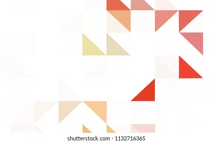 Light Multicolor vector triangle mosaic cover. Colorful illustration in abstract style with triangles. A completely new design for your leaflet.