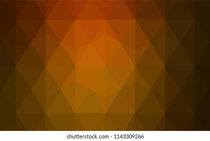 Light Multicolor vector triangle mosaic template. Triangular geometric sample with gradient.  Textured pattern for your backgrounds.