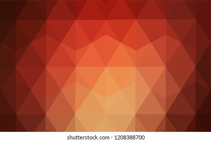 Light Multicolor vector triangle mosaic cover. Modern abstract illustration with triangles. Pattern for a brand book's backdrop.