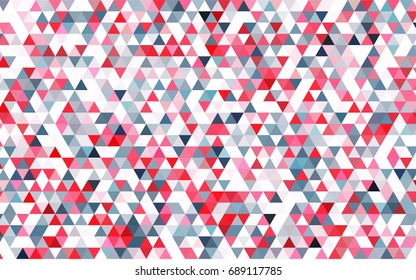 Light Multicolor vector triangle mosaic background. Modern geometrical abstract illustration with gradient. The best triangular design for your business.