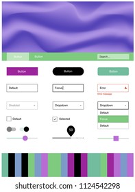 Light Multicolor vector wireframe kit with abstract circles. Glitter abstract illustration with blurred bubble shapes.. This sample is for your landing page.