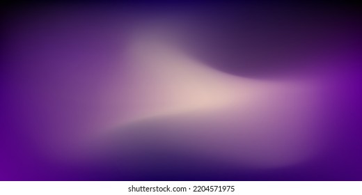 Light in a mysterious dark purple space. Complex gradient of different colors, horizontal image. Vector gradient suitable for the Internet and printing.