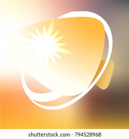 Light of nature radial gradient. Abstract modern effect background for design poster, flyer, poster