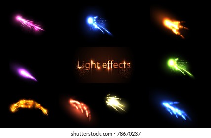 Light neon  Effects Set