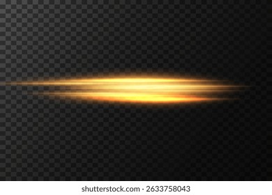 Efecto de haz láser de neón ligero. Efecto Abstractas del movimiento de alta velocidad de la luz, líneas de luz. Ilustración vectorial. EPS 10.
