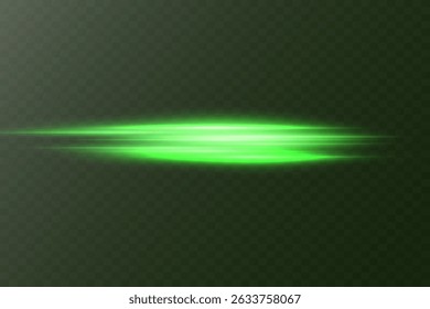 Light neon laser beam effect.Abstract effect of high-speed movement of light, light lines.Vector illustration.EPS 10.