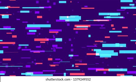 Light Neon Seamless Cover Background with Sport Speed lines. Modern Digital Space Texture. Fast Movement Sporty Pattern. Geometric Poster Background.