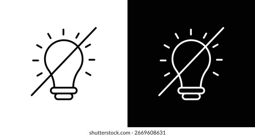 Plantilla de símbolo de icono de luz para Ilustración vectorial de logotipo de colección de gráfico y Diseño web
