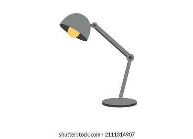 light office desk table decoration vector design