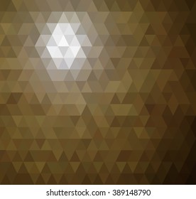 Light on brown Diamond Low Poly Pattern