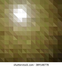 Light on dark yellow Grid Low Poly Pattern